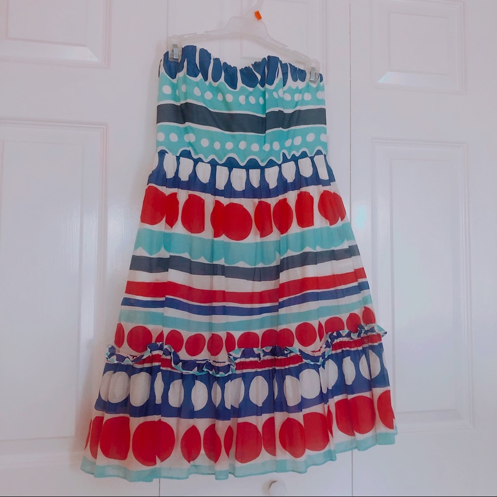 Vineyard Vines Carolina Striped Ocean Slash Dress